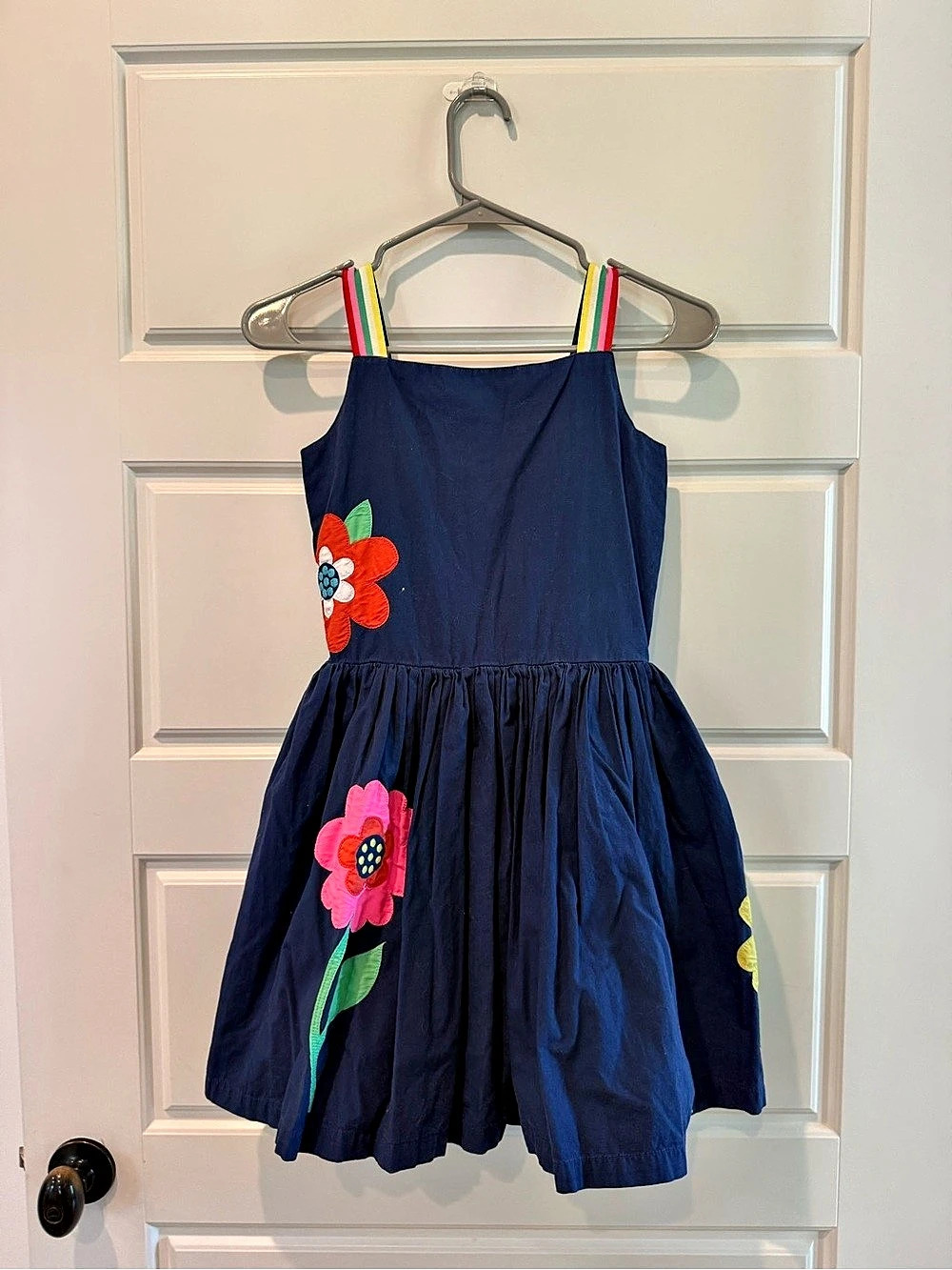 Golden Girls Floral Dress Blue & Multicolor 11-12Y